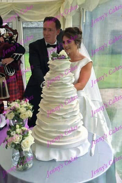 Cutting The Wedding Cake Carlowrie Castle